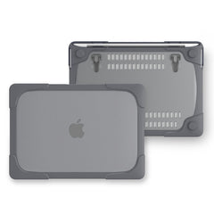 For Macbook Pro 13.3 inch (A1708) & with Touchbar (A1706) Laptop TPU + PC Folding Shockproof Protective Case with Holder, For Macbook Pro 13.3 inch with Touch Bar