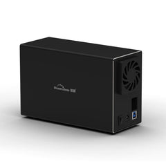 Blueendless USB-B Interface 3.5 inch 2 Bay RAID Combination Array HDD External Enclosure, USB-B