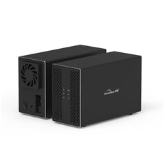 Blueendless Type-C / USB-C Interface 3.5 inch 2 Bay RAID Combination Array HDD External Enclosure, Type-C