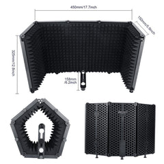 TEYUN S5 Microphone Soundproof Cover Windproof and Sound-absorbing Accessories, S5