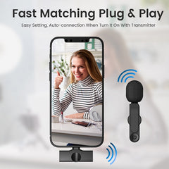 EP033T 8 Pin Interface Lavalier Wireless Radio Microphone, EP033T 8 Pin