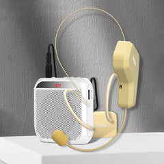 ASiNG WM03 2.4G Wireless Microphone Headset Microphone Bluetooth Speaker Kit, WM03 Black, WM03 White