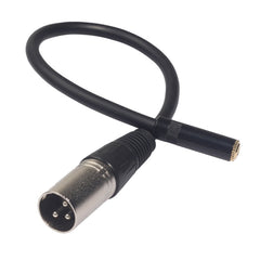 TC227K17-03 3.5mm Female to XLR Male Audio Cable, Length: 0.3m, 3.5mm Female to XLR Male