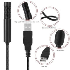 Yanmai SF-558 Mini Professional USB Studio Stereo Condenser Recording Microphone, Cable Length: 15cm