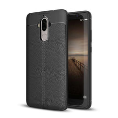 For Huawei Mate 9 Litchi Texture Full Coverage TPU Protective Back Cover Case , For Mate 9