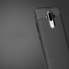 For Huawei Mate 9 Litchi Texture Full Coverage TPU Protective Back Cover Case , For Mate 9