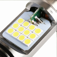 PX15D DC12V / 7.4W Motorcycle LED Headlight with 24LEDs SMD-3030 Lamp Beads, PX15D Style 2 (White Light), PX15D Style 2 (Yellow + White)