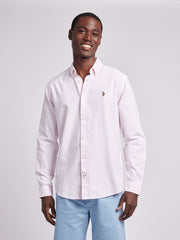 Mens Oxford Stripe Shirt Tickled Pink