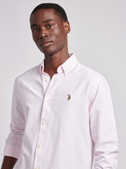 Mens Oxford Stripe Shirt Tickled Pink
