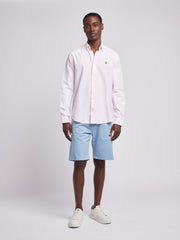 Mens Oxford Stripe Shirt Tickled Pink
