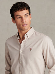 Mens Peached Oxford Shirt String