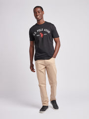 Mens Signature Arch Print T-Shirt Black