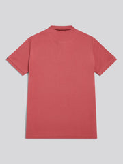 Mens Double Horsemen Polo Shirt Slate Rose