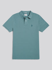 Mens Double Horsemen Polo Shirt Arctic