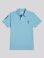 Mens Player 3 Polo Shirt Air Blue