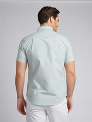 Mens Short Sleeve Oxford Shirt Green Bay