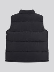Mens Wide Baffle Gilet in Black