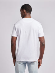 Mens Double Horsemen Graphic T-Shirt Bright White