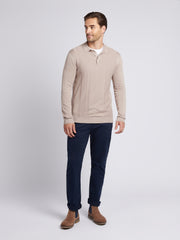 Mens Signature Smart Texture Polo Shirt in Atmosphere