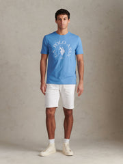 Mens Minimal Circle Print T-Shirt Riviera