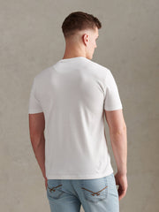 Mens Arch Script Graphic T-Shirt Bright White