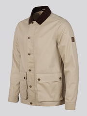 Mens Textured Collared Jacket Trench Coat