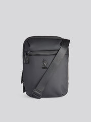 Mens Small Arrowhead Crossbody Bag in Black