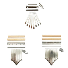 2 PCS 17 Tone Thumb Piano Keys Kalimba Pick Accessories Kit, 2 PCS 17 Tone