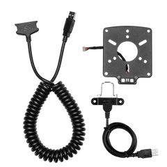 Simagic MagLink magnetic quick-release adapter for racing wheel with universal 50 and 70 mm QR interface, compatible with Trak Racer UK.