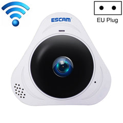 ESCAM Q8 960P 360 Degrees Fisheye Lens 1.3MP WiFi IP Camera, Support Motion Detection / Night Vision, IR Distance: 5-10m, AU Plug, Q8 EU Plug, Q8 UK Plug, Q8 US Plug, Q8 AU Plug