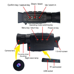 5X Infrared Digital Night Vision Monocular Thermal imager, 5X Monocular