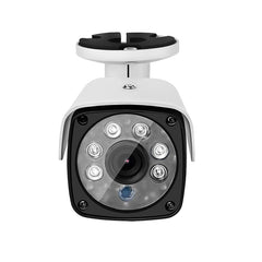 633H2 / A 1080P 3.6mm Lens CCTV DVR Surveillance System IP66 Weatherproof Indoor Security Bullet Camera with 6 LED Array, Support Night Vision, 633H2 / A White