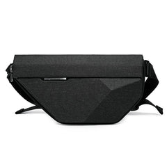Bange BG-7502 Men Pyramid Hard Shell Waterproof Crossbody Chest Bag, Size: 35 x 18 x 5cm, 35 x 18 x 5cm(Black)