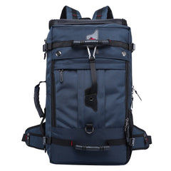 KAKA kaka2070 Oversized Version Men Oxford Cloth Waterproof Backpack Mountain Bag, Capacity: 50L, 50L(Army Green), 50L(Black), 50L(Blue)