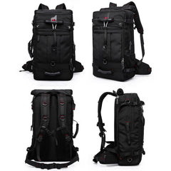 KAKA kaka2070 Oversized Version Men Oxford Cloth Waterproof Backpack Mountain Bag, Capacity: 50L, 50L(Army Green), 50L(Black), 50L(Blue)