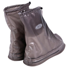 Fashion PVC Non-slip Waterproof Thick-soled Shoe Covers Size: XXL, XXL, Size: XXL