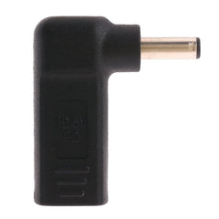 USB-C / Type-C Female to 4.5 x 3.0mm Male Plug Elbow Adapter Connector, 4.5 x 3.0mm Elbow Black, 4.5 x 3.0mm Elbow Blue