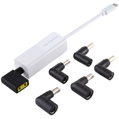 Laptop Power Adapter 65W USB-C / Type-C Converter to 6 in 1 Power Adapter