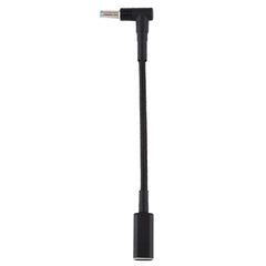 PD 100W 18.5-20V 4.5 x 0.6mm Elbow to USB-C / Type-C Adapter Nylon Braid Cable for HP, 4.5 x 0.6mm