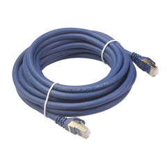 7.6m CAT8 Computer Switch Router Ethernet Network LAN Cable, Patch Lead RJ45, 7.6m