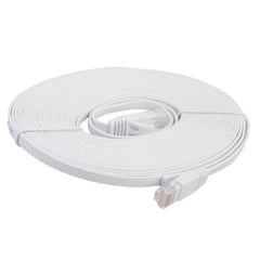 8m CAT6 Ultra-thin Flat Ethernet Network LAN Cable, Patch Lead RJ45, Length: 8m
