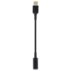 PD 100W 18.5-20V Square Plug to USB-C / Type-C Adapter Nylon Braid Cable for Lenovo Laptop
