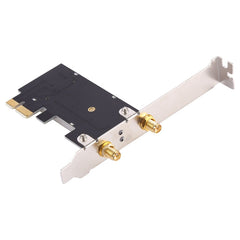 EDUP EP-9620 2 in 1 AC1200Mbps 2.4GHz & 5.8GHz Dual Band PCI-E 2 Antenna WiFi Adapter External Network Card + Bluetooth, EP-9620 1200Mbps (2 in 1)