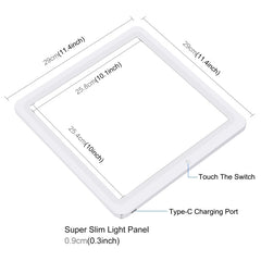 PULUZ 30cm Folding Ring Light Board Photo Lighting Studio Shooting Tent Box Kit Box with Shadowless Light Panel, 30cm Folding Box + Shadowless Light