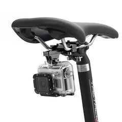 PULUZ Aluminium Alloy Bike Seat Cushion Mount for for GoPro, Insta360, DJI and Other Action Cameras, Seat Mount