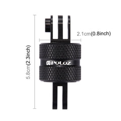 PULUZ 360 Degree Rotation CNC Swivel Pivot Extension Arm Tripod Mount for GoPro, Insta360, DJI and Other Action Cameras, Extension Adapter