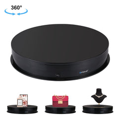 PULUZ 30cm USB Electric Rotating Turntable Display Stand Video Shooting Props Turntable for Photography, Load 10-20kg, 30cm Load Load 10-20kg Black, 30cm Load Load 10-20kg White