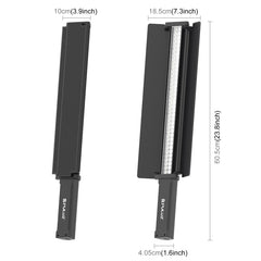 PULUZ 72 LEDs Photo Handheld Stick Light Full Color RGB Fill Light with Barndoor, 72 LEDs RGB Fill Light