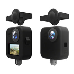 PULUZ for GoPro Max Dual Lens Caps Case + Body Silicone Protective Case, Silicone Case