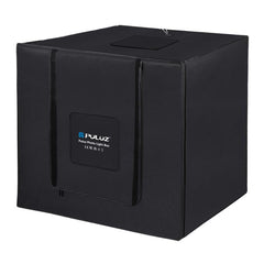 PULUZ 80cm Folding Portable 72W White Light Photo Lighting Studio Shooting Tent Box Kit with 3 Colors Black / White / Orange Backdrops, 80cm Box(US), 80cm Box(EU), 80cm Box(AU), 80cm Box(UK)